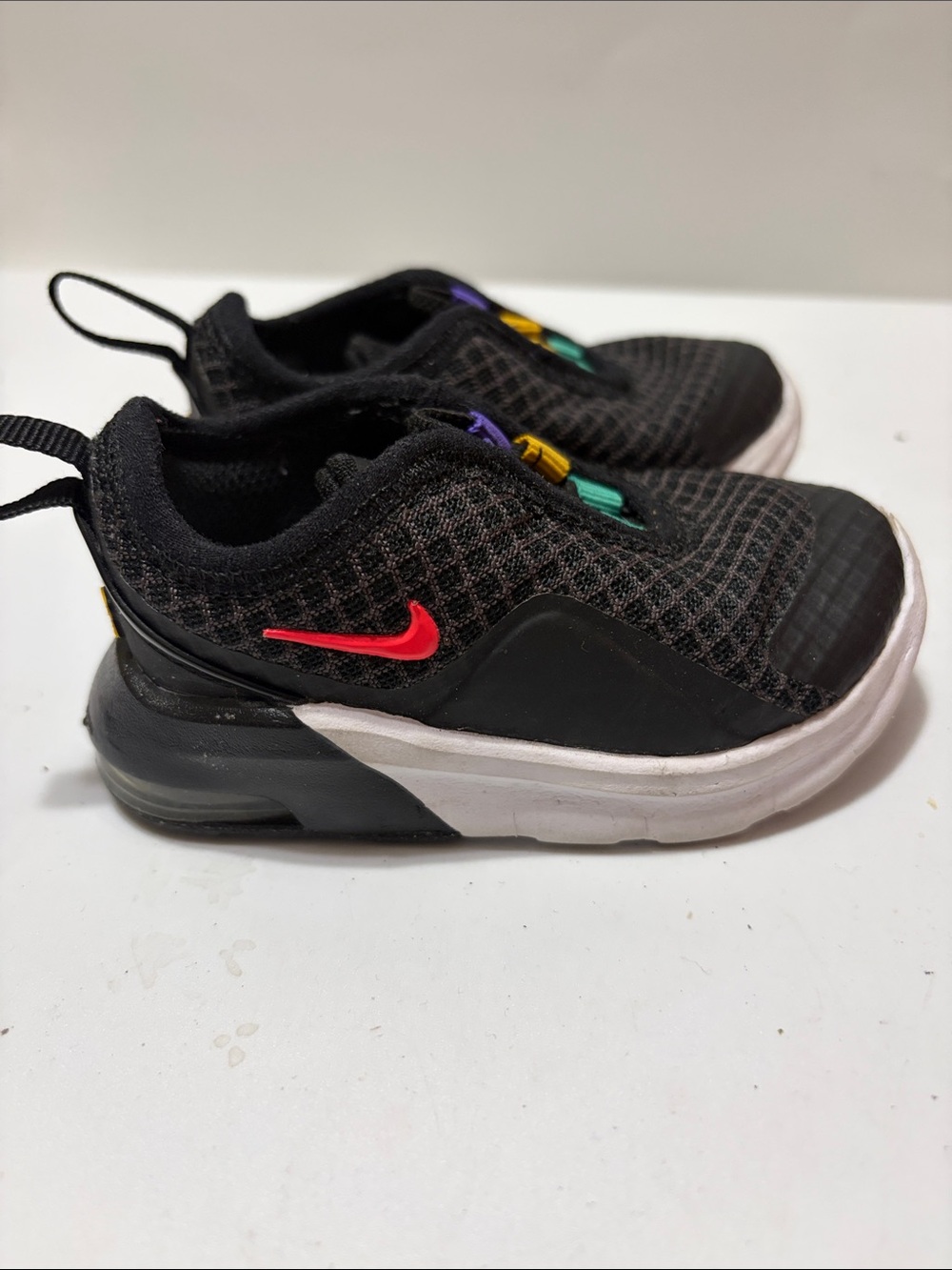 Nike Air Max Motion 2 Black AQ2744-009 Baby Unisex Toddler Size 4C - Picture 9 of 14